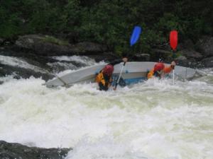 Порог Водопадный: киль в бочке